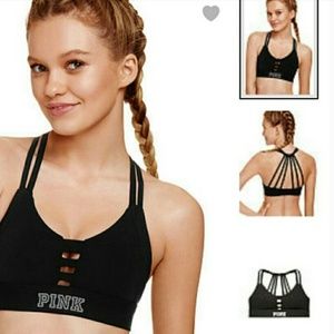 V. Secret PINK Strappy Back Sports Bra